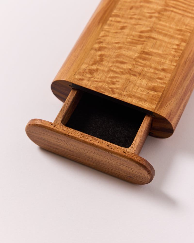 Anton Gerner — 'Drawer’ Wooden Box in Silky, Oak