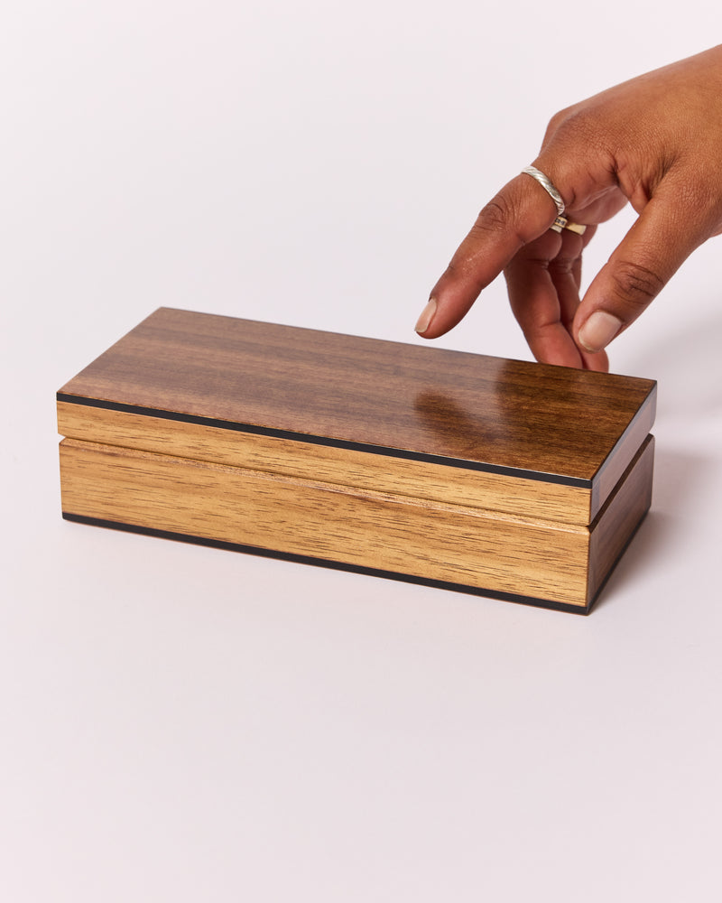 Anton Gerner — 'Pen Box' in Figured Queensland Walnut