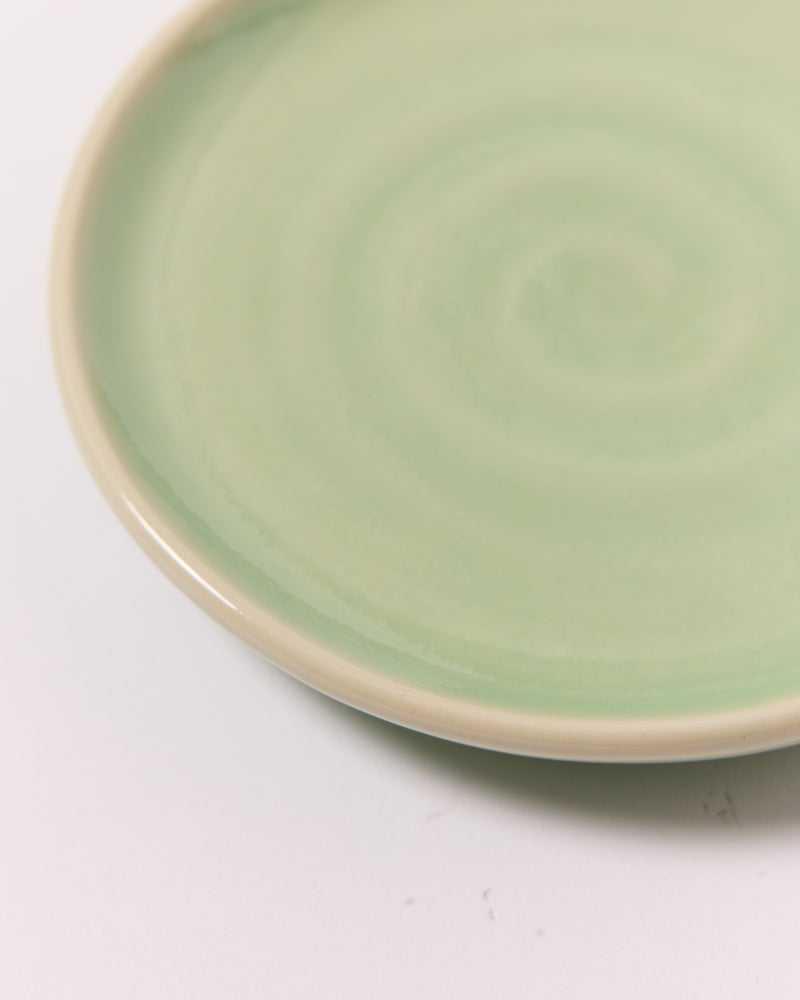 Christopher Plumridge  — 'Celadon Spiral' Ceramic Side Dish