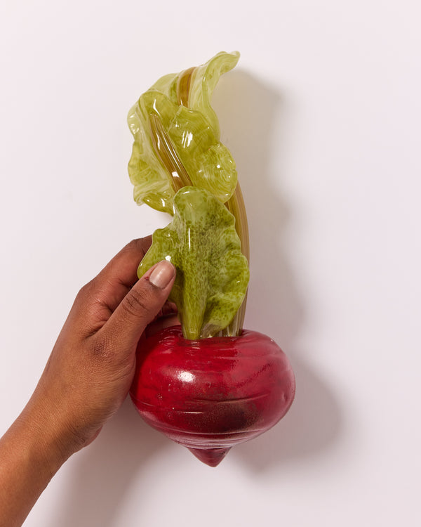 Amanda Dziedzic — 'Radish I', Glass Sculpture