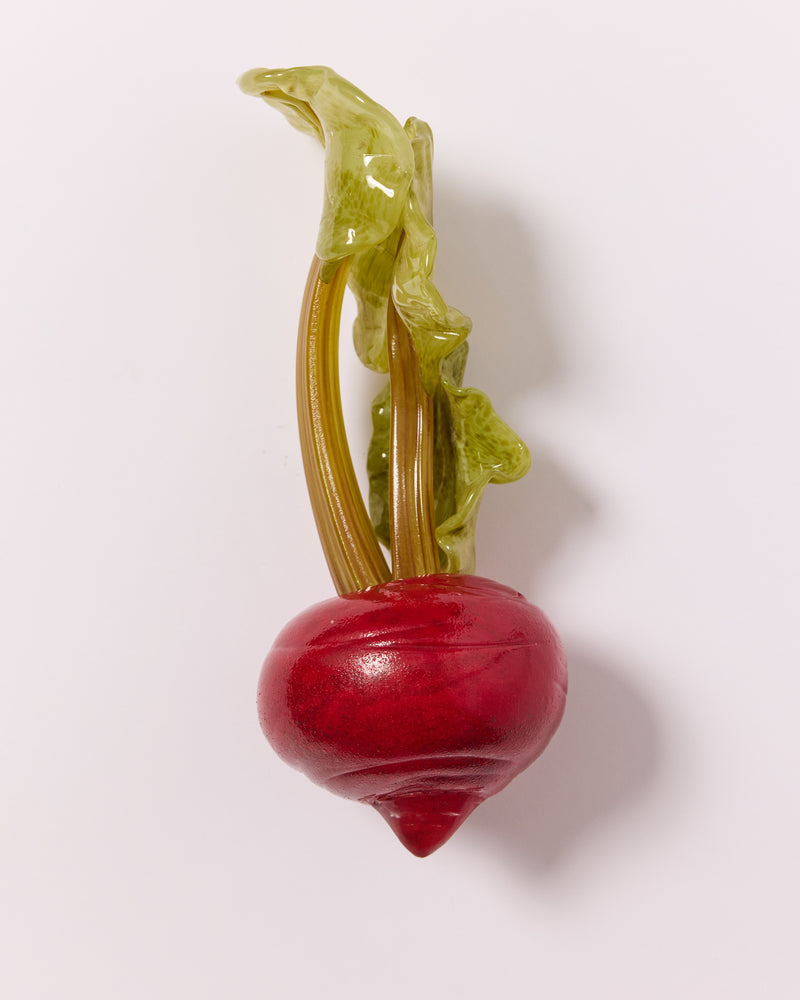 Amanda Dziedzic — 'Radish I', Glass Sculpture