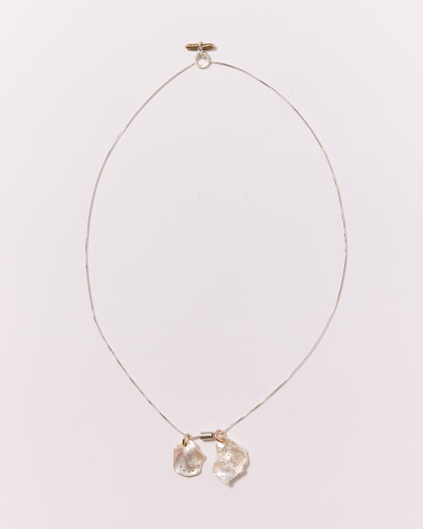 Mary Odorcic — 'X and O' Pearl and Gold Necklace