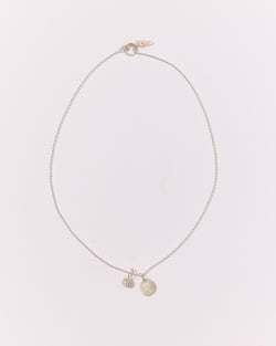 Mary Odorcic — 'Bubble and Disk' Silver Necklace