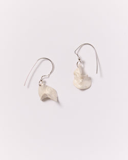 ZIPEI — 'Petal' Drop Earrings, in Silver