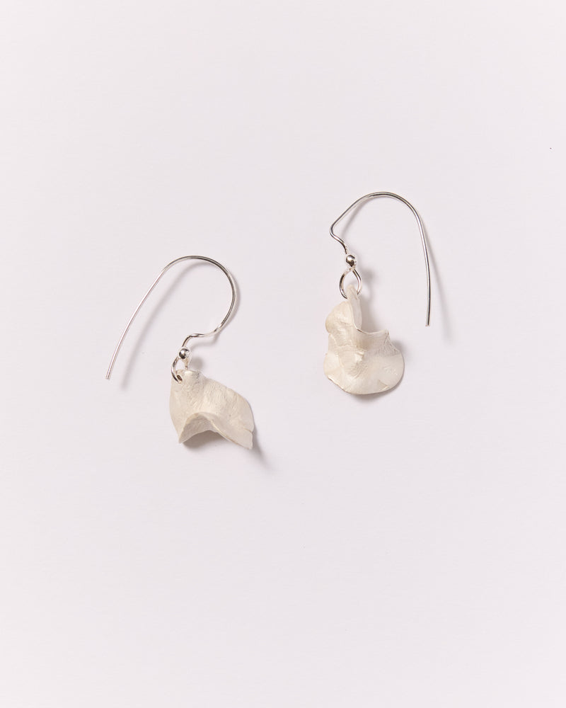 ZIPEI — 'Petal' Drop Earrings, in Silver