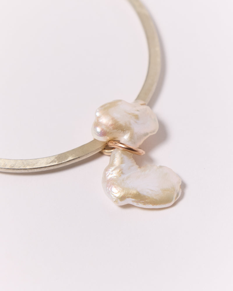 Mary Odorcic — 'Keshi Charm' Bangle with Gold and Pearl