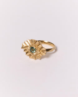 Abby Seymour — 'Aten' Ring in Gold and Sapphire