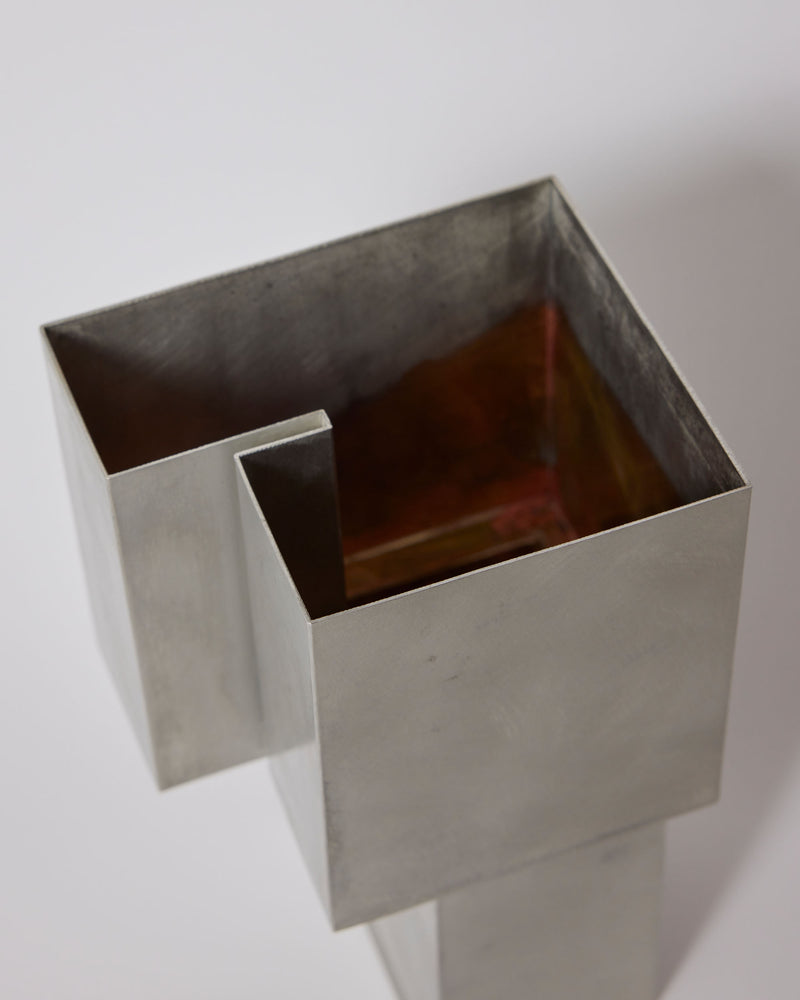 Kenny Yong-soo Son – Tin Plated Brass Vase III, 2023