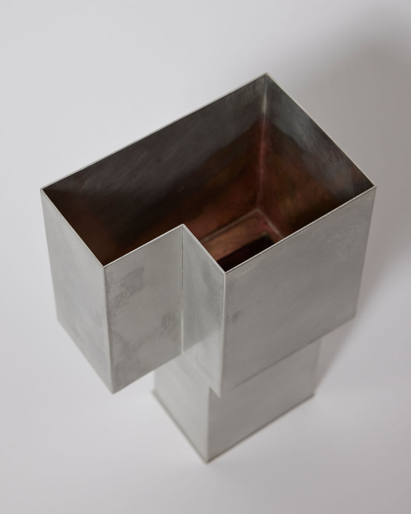 Kenny Yong-soo Son – Tin Plated Brass Vase I, 2023