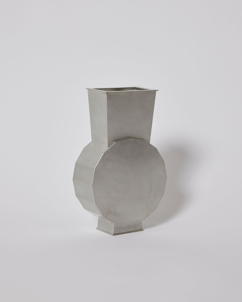 Kenny Yong-soo Son – Tin Plated Brass Vase IV, 2023