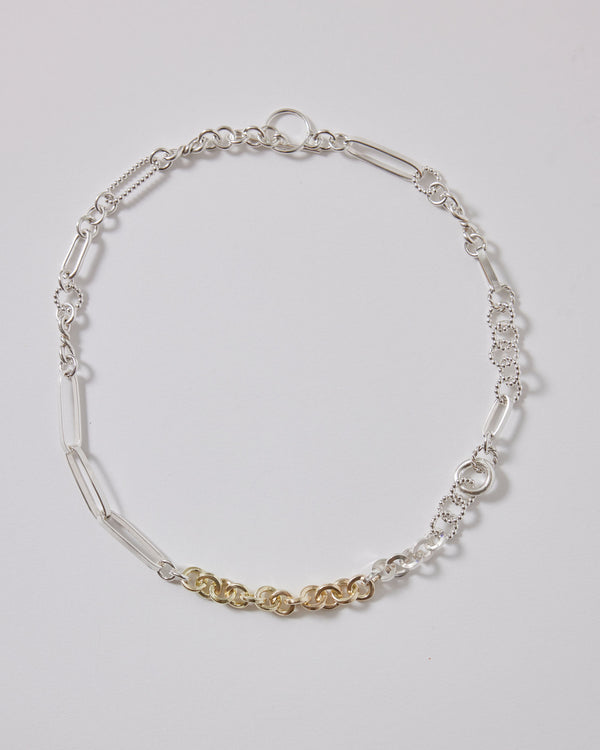 Bobby Corica — 'Aggiungere II' Necklace in Gold & Silver