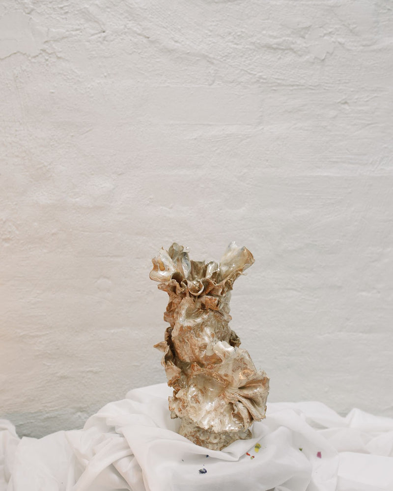Hilary Green – 'Caramel Pastry', Sculptural Vessel, 2023
