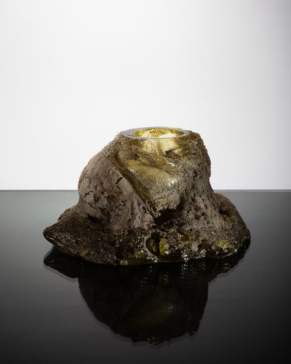 Billy Crellin — 'It's clear to those who live under the volcano that nothing in our existence is of any permanence' Sculptural Glass Vessel, 2025