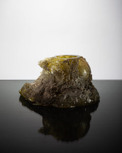 Billy Crellin — 'It's clear to those who live under the volcano that nothing in our existence is of any permanence' Sculptural Glass Vessel, 2025