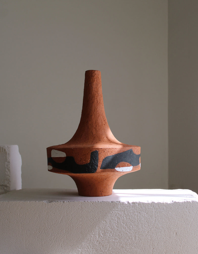 Jan Vogelpoel — 'Voltage Vessel in Terracotta II' Sculpture, 2024