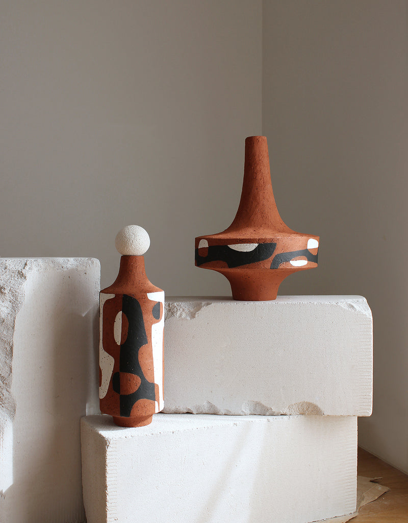 Jan Vogelpoel — 'Voltage Vessel in Terracotta I' Sculpture, 2024