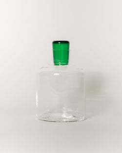 Katie-Ann Houghton – Babushka Glass Decanter in Green