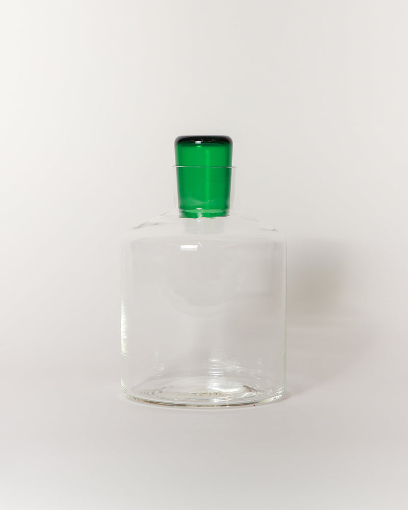 Katie-Ann Houghton – Babushka Glass Decanter in Green