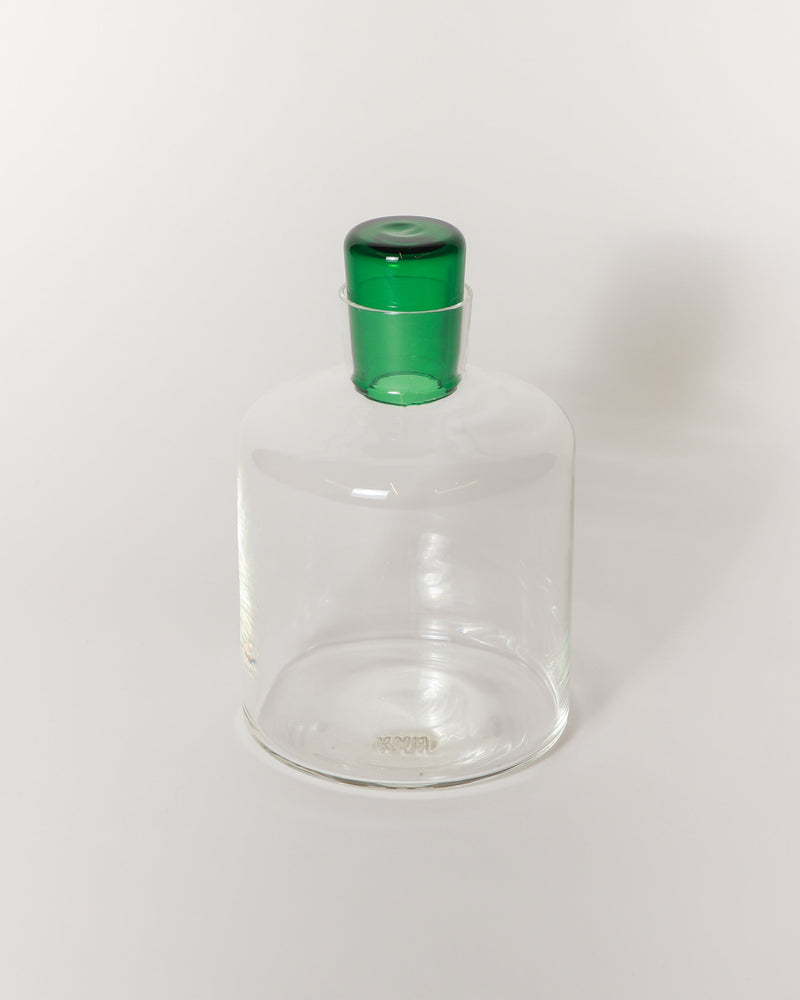 Katie-Ann Houghton – Babushka Glass Decanter in Green