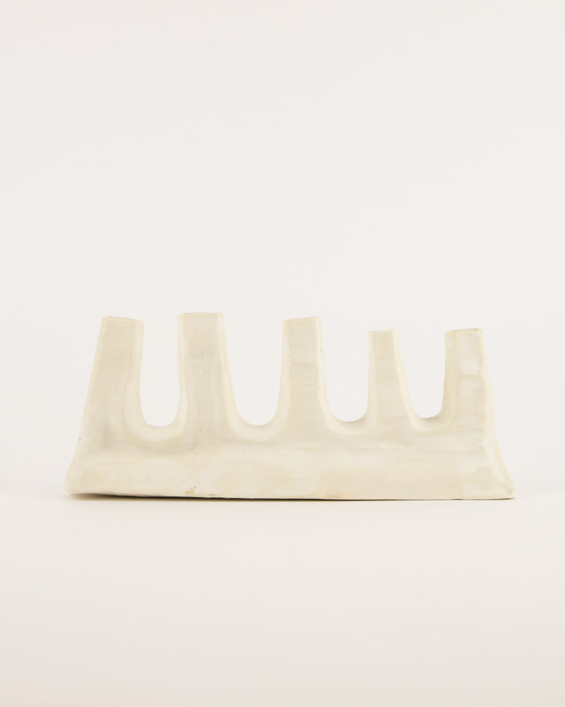 Kirsten Perry —  5 Stem Vase in White