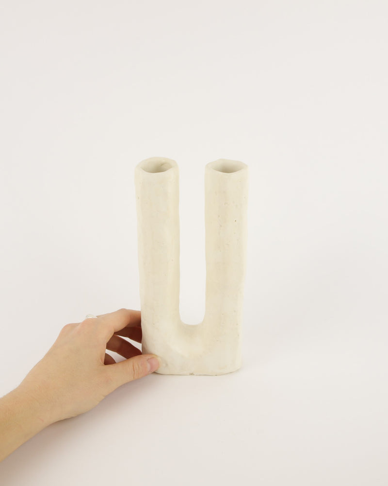 Kirsten Perry —  U Vase in White