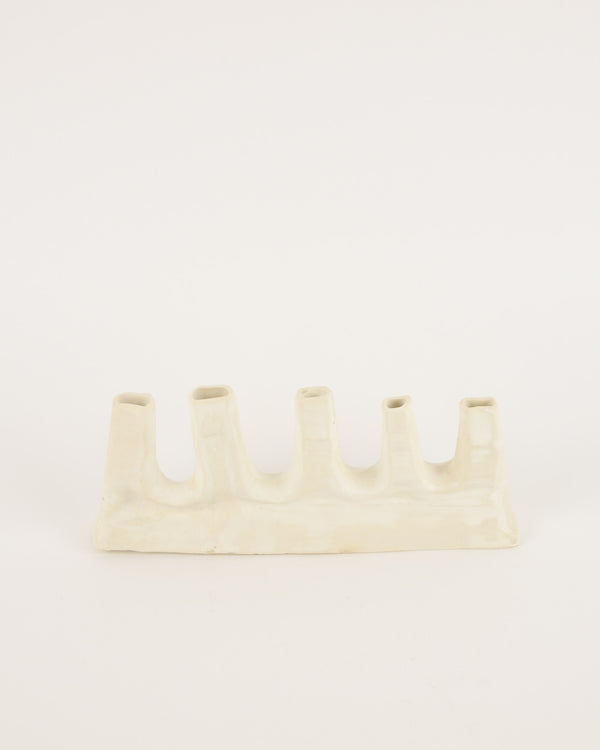 Kirsten Perry —  5 Stem Vase in White