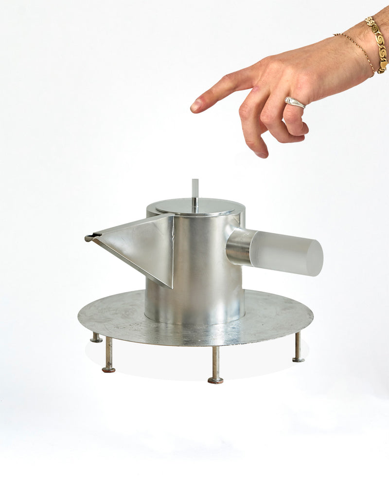 Kenny Yong soo Son  —   Circular Tinned Teapot, 2025