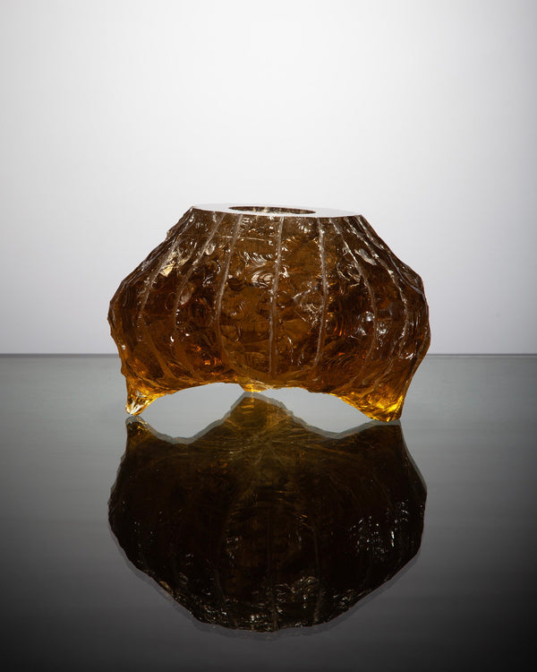 Billy Crellin — 'Monolithic, Planar, Visualisation, Render' Sculptural Glass Vessel, 2025