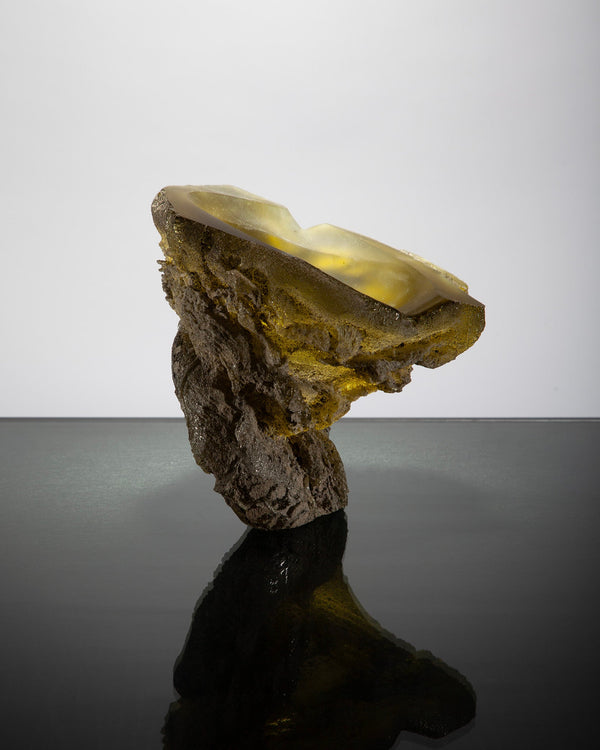 Billy Crellin — 'It's the stone that pours' Sculptural Glass Vessel, 2025