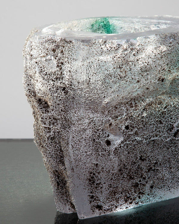 Billy Crellin — 'To petrify a stone that never was (mimicry)' Sculptural Glass Vessel, 2025