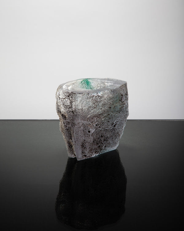 Billy Crellin — 'To petrify a stone that never was (mimicry)' Sculptural Glass Vessel, 2025