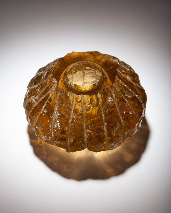 Billy Crellin — 'Monolithic, Planar, Visualisation, Render' Sculptural Glass Vessel, 2025