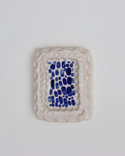 Madeleine Thornton-Smith — 'Portuguese blue and white frame' Ceramic Artwork (2024)