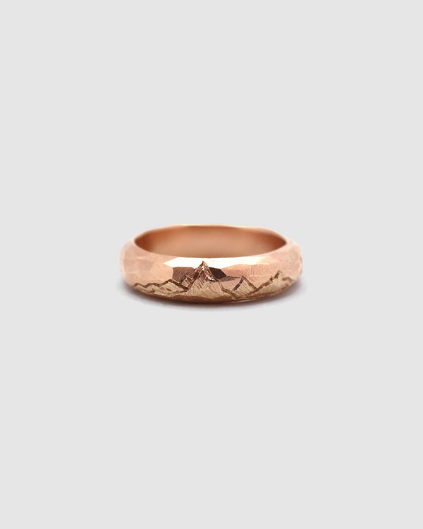 Laura Deakin — 'Mountain Range Ring I' in Rose Gold