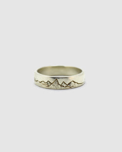 Laura Deakin — 'Mountain Range Ring II' in White Gold