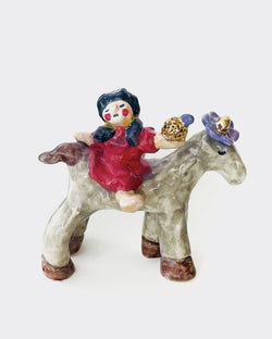 Nani Puspasari — 'Riding Horse Imaginary Club - Member 1' Sculpture, 2024