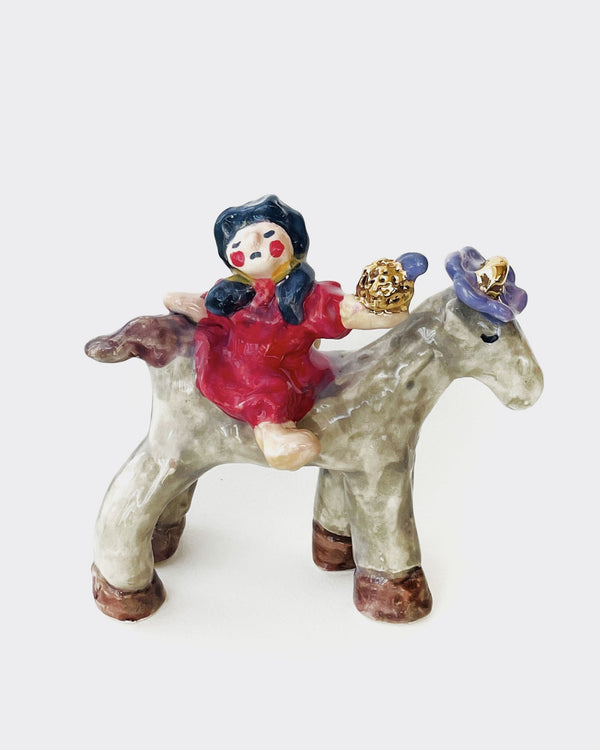 Nani Puspasari — 'Riding Horse Imaginary Club - Member 1' Sculpture, 2024