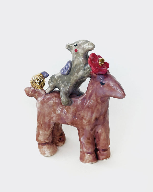 Nani Puspasari — 'Riding Horse Imaginary Club - Member 4' Sculpture, 2024