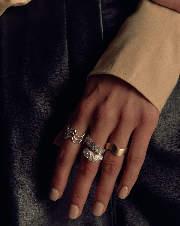 Abby Seymour — 'Oscillation' Ring in Sterling Silver