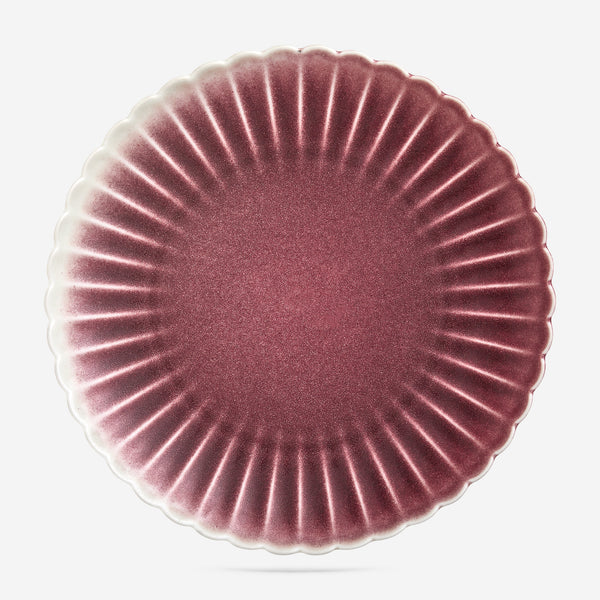 House Editions – Petal Plate (Size Feast) in Ox Blood
