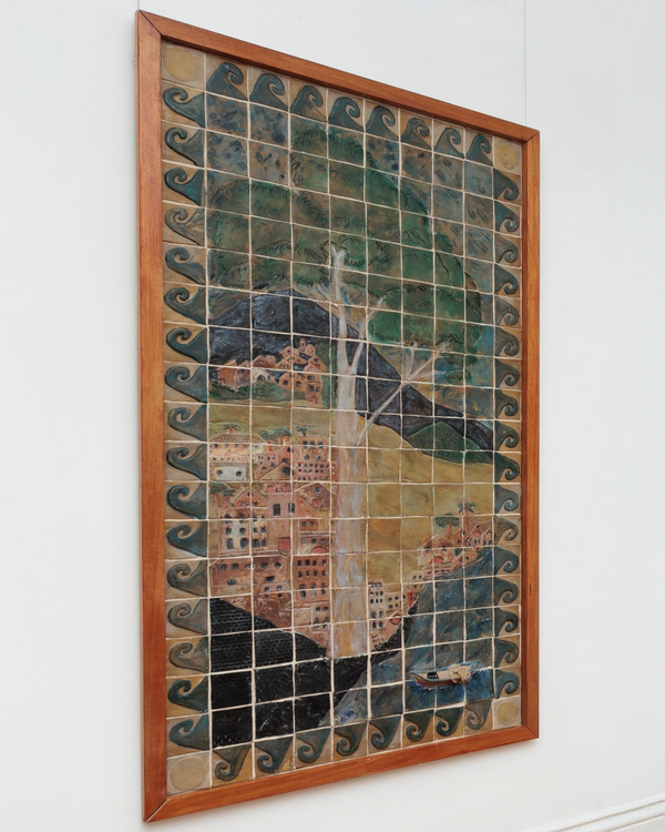 Raphy  —  'A Home Among the Gum Trees in Catania, Sicily', Mosaic, 2024