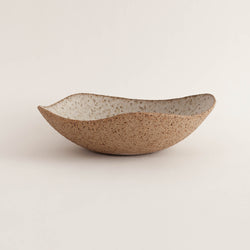 Tracy Muirhead — Large Stackable Serving Dish in Oatmeal Speckle