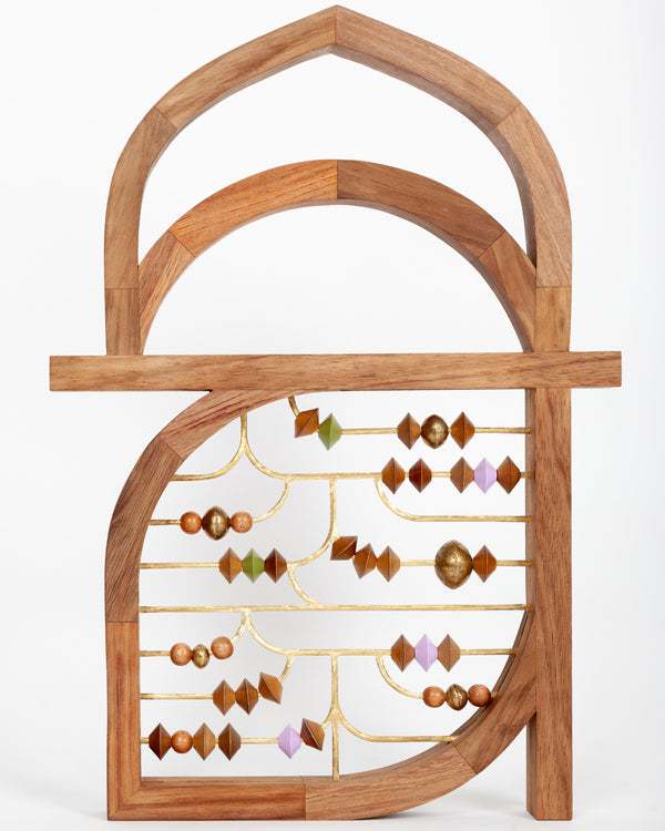 Wanda Gillespie —  'Ee' Sculptural Abacus, 2025