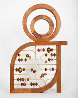 Wanda Gillespie —  'Oo' Sculptural Abacus, 2025