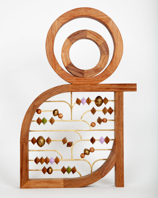 Wanda Gillespie —  'Oo' Sculptural Abacus, 2025