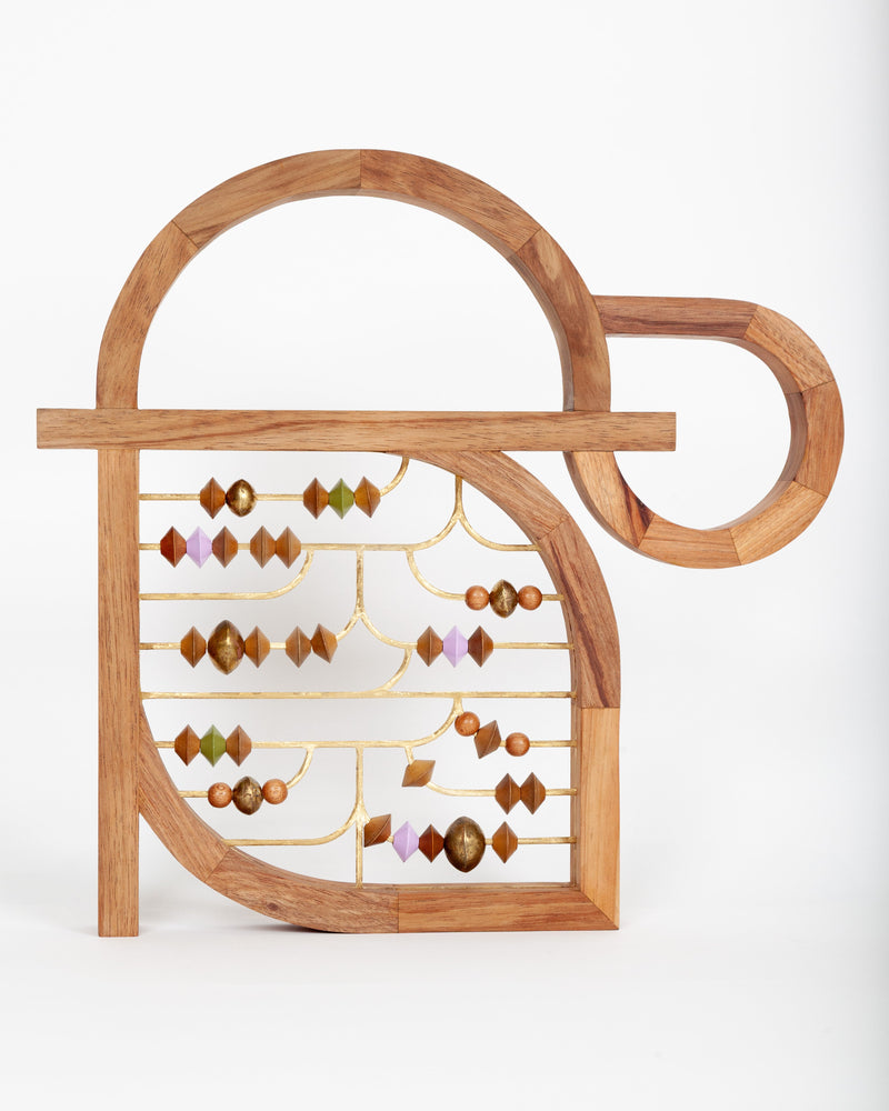 Wanda Gillespie —  'Yu' Sculptural Abacus, 2025