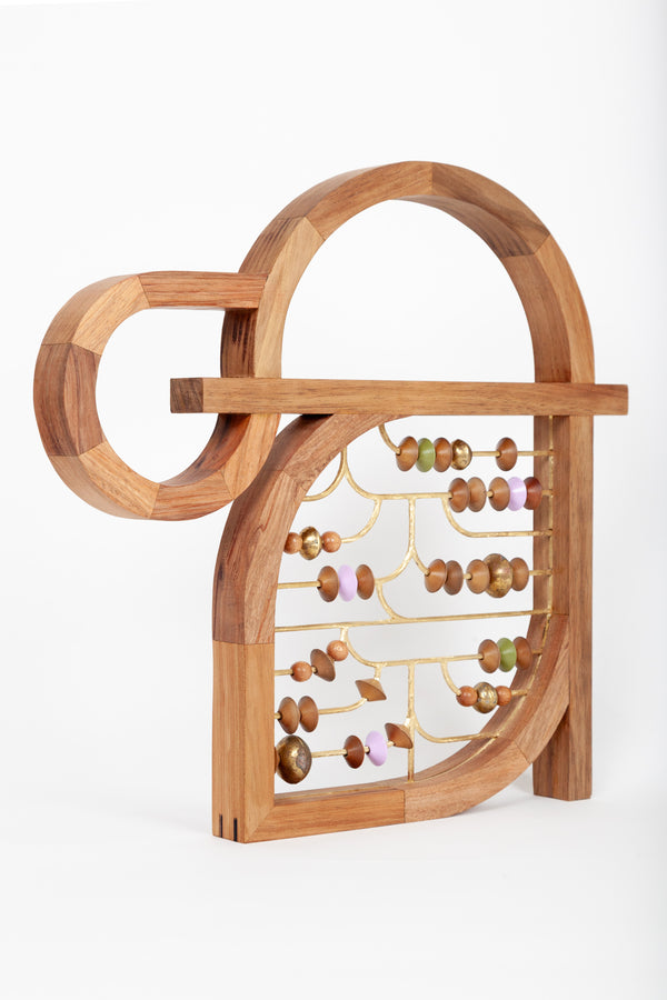 Wanda Gillespie —  'Yu' Sculptural Abacus, 2025