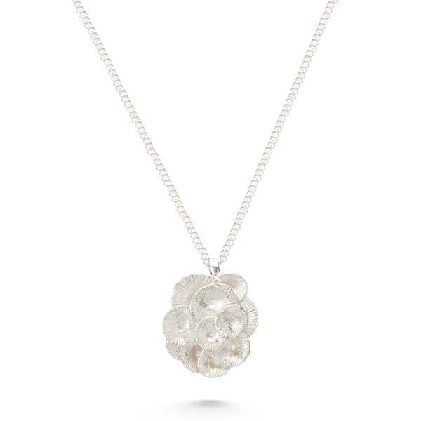 Abby Seymour — 'Coralline' Pendant in Sterling Silver