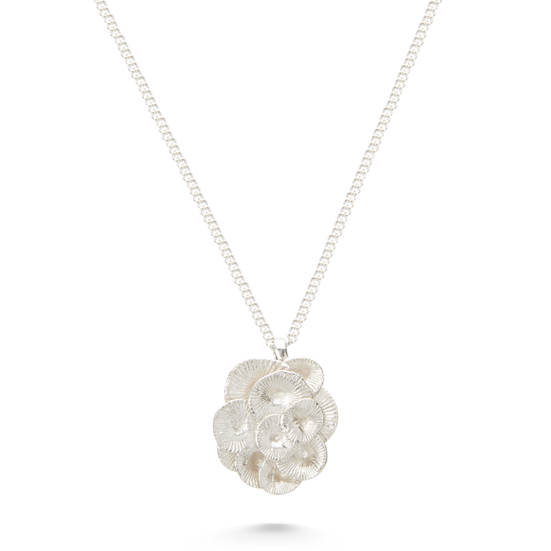 Abby Seymour — 'Coralline' Pendant in Sterling Silver