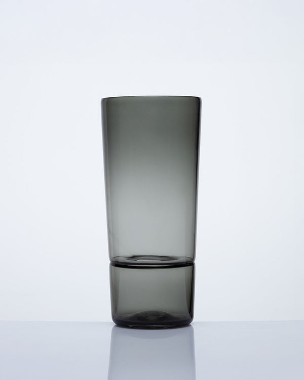 Katie-Ann Houghton — Hand Blown Smoke Grey 'Wrangler' Glass Vase